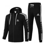 survetement adidas femme homme pants hoodie noir